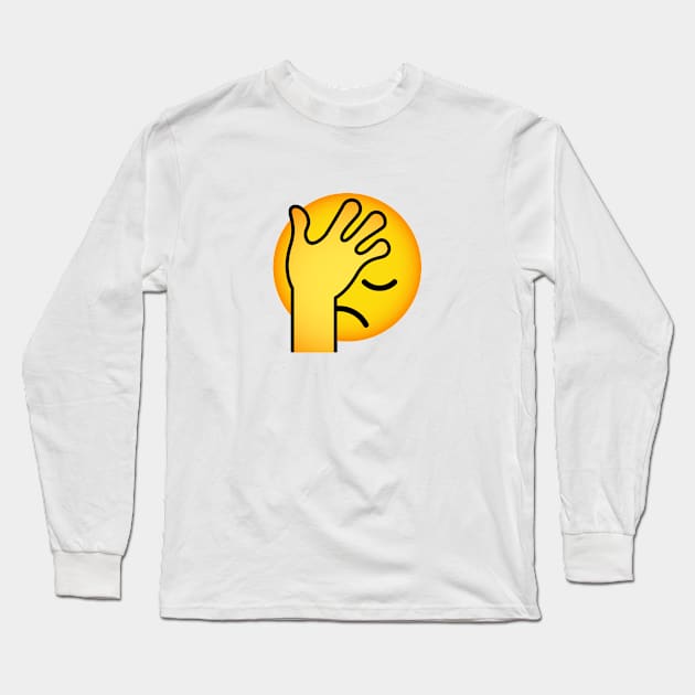 facepalm Long Sleeve T-Shirt by rainoree